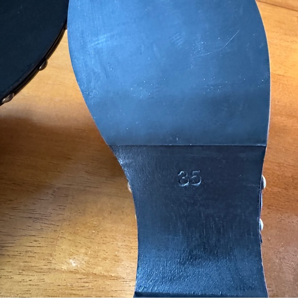 Porte & Paire Studded Low Heel Clogs, size 35, EUC - Picture 5 of 6